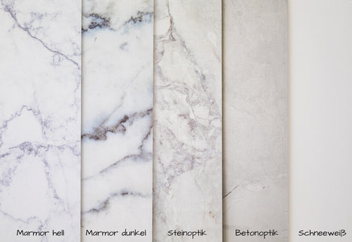 Arbeitsplatte Betonoptik | Küchenattrappe Zubehör für Home Staging