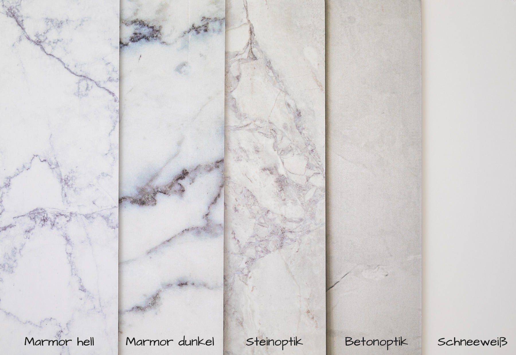 Arbeitsplatte Marmor dunkel | Küchenattrappe Zubehör für Home Staging