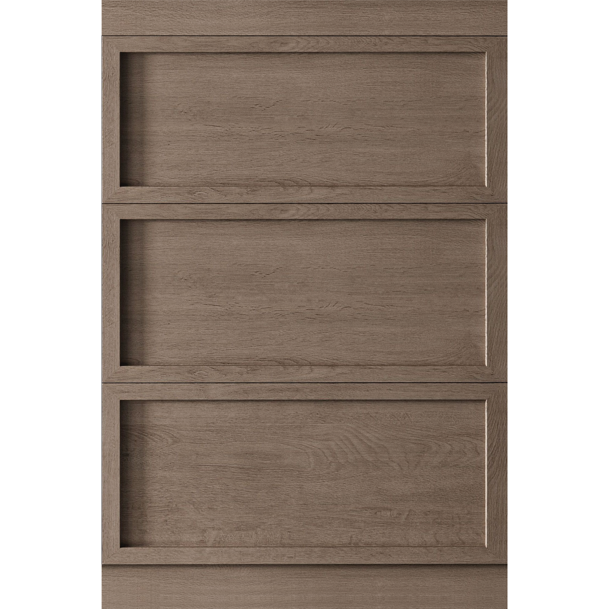 Küchenattrappe Schrank in Holzoptik für Home Staging