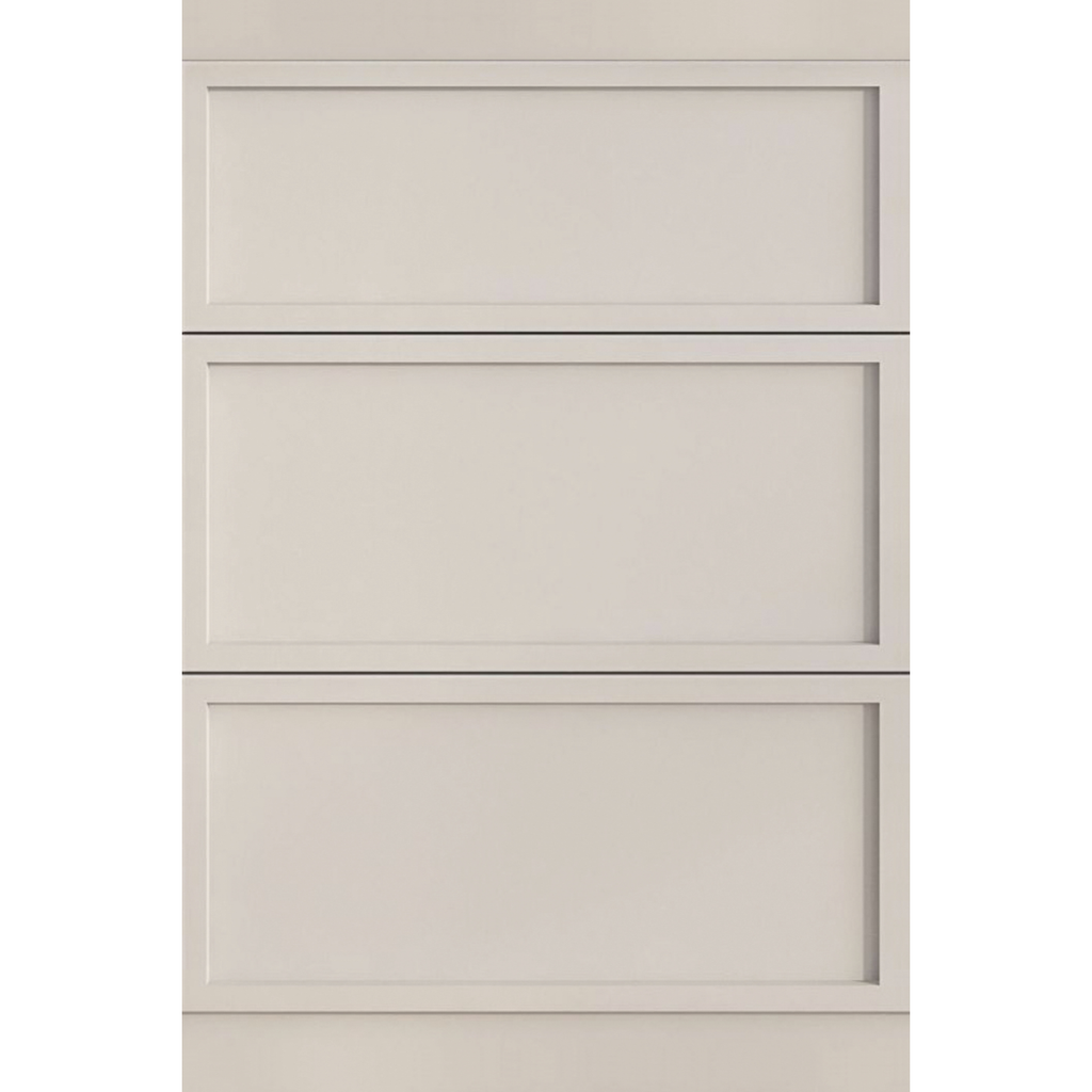 Küchenattrappe Schrank in Beige für Home Staging